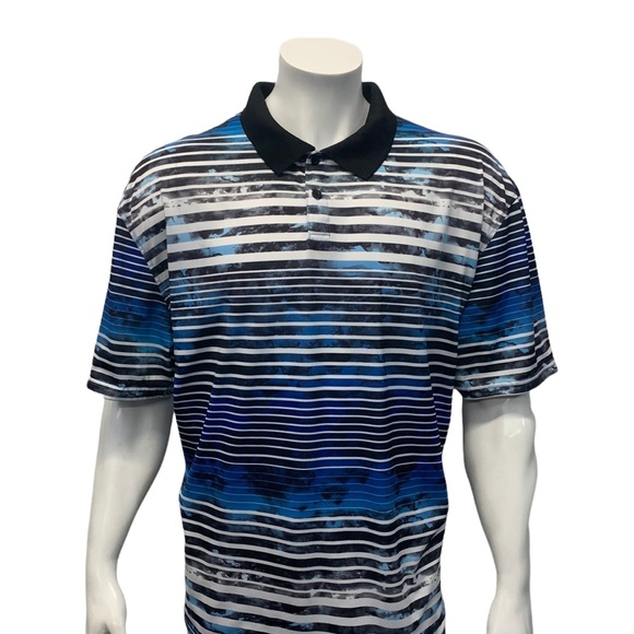 Reel Legends Shirts Reel Legends Freeline Liquid Blue White Black